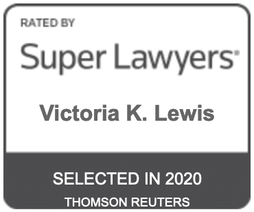 Victoria Lewis Rated by Super Lawyers Selected in 2020